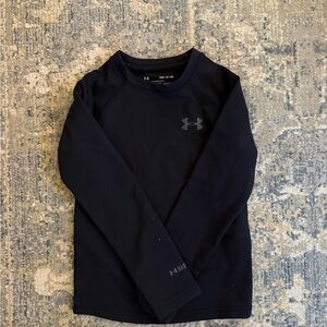 Under Armour Kids Navy Long Sleeve Tee